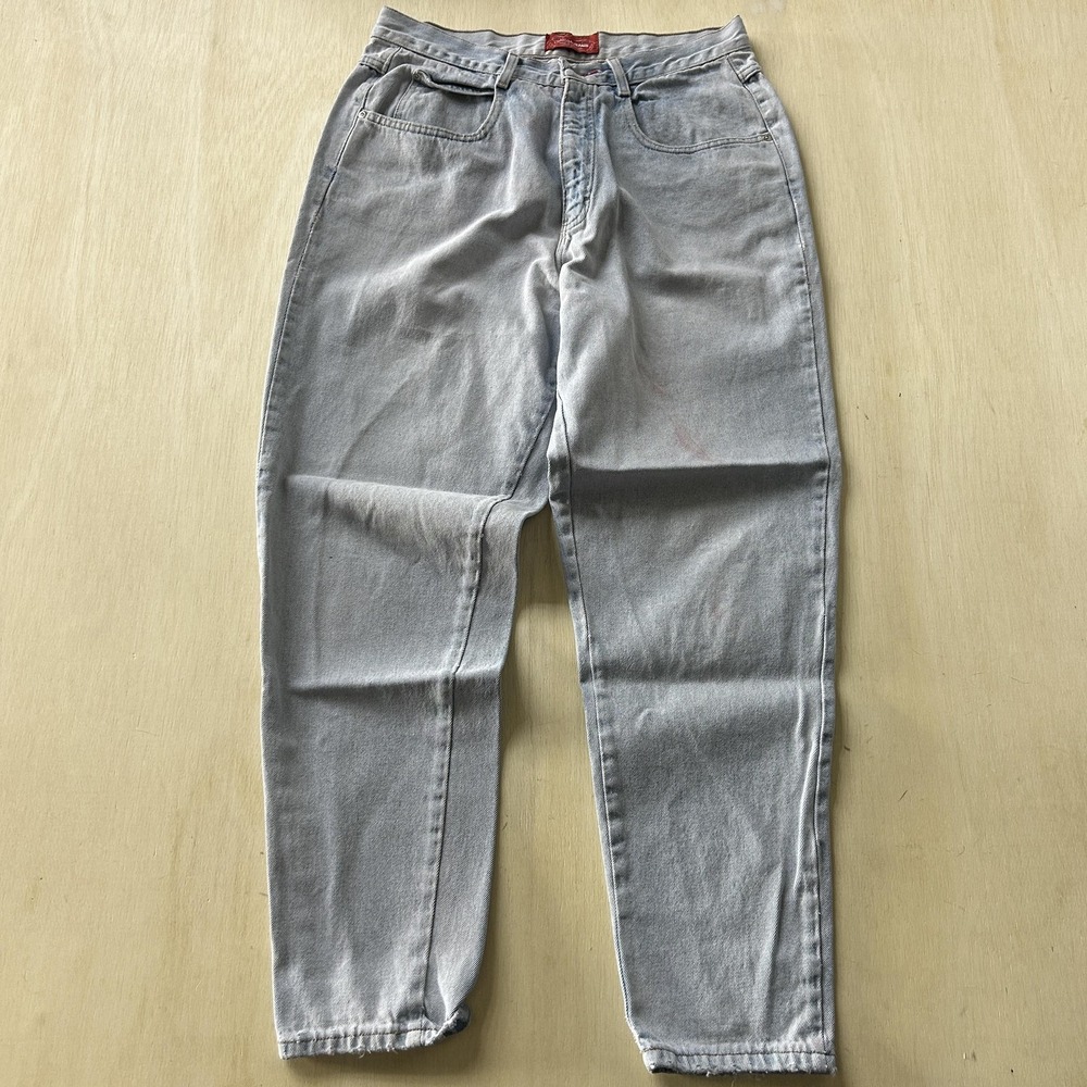 Vintage Venezia Jeans Tapered Jeans Womens 14 33W Light Wash Blue Cotton Denim